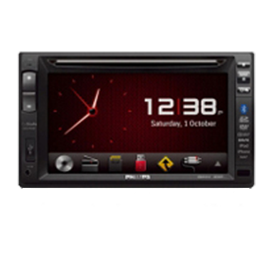 Philips CED1910BT Double Din 7" AM / FM / CD / DVD / MP3 / AUX / USB / SD / Bluetooth / Navigation