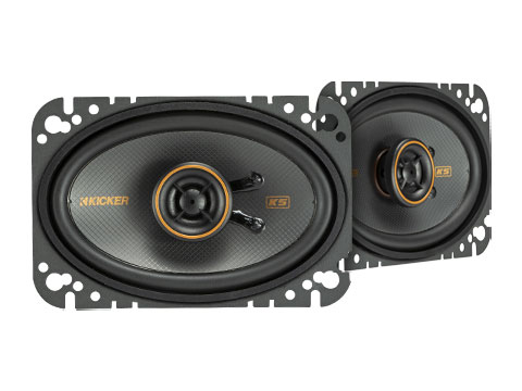 KICKER KSC460, 150w 4 x 6" Coaxial Speakers