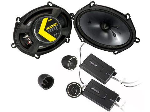 Kicker CSS68 5 x 7"/6 x 8" 225w Component Speakers