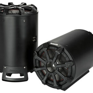 Kicker CWTB104 400w RMS 10" Loaded Enclosure with additional 10" passive radiator