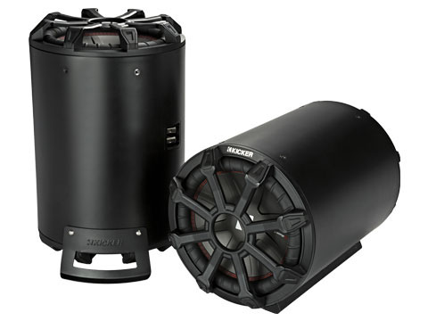 Kicker CWTB104 400w RMS 10" Loaded Enclosure with additional 10" passive radiator