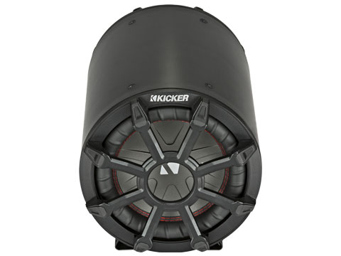 Kicker CWTB8 300w RMS 8" Loaded Enclosure with Additional 8" Passive Radiator