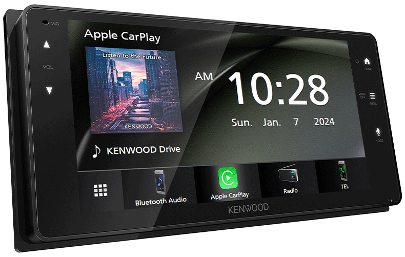Kenwood DMX723WS 200mm Bluetooth 6.8" Touchscreen Receiver with Wireless Carplay/Android Auto