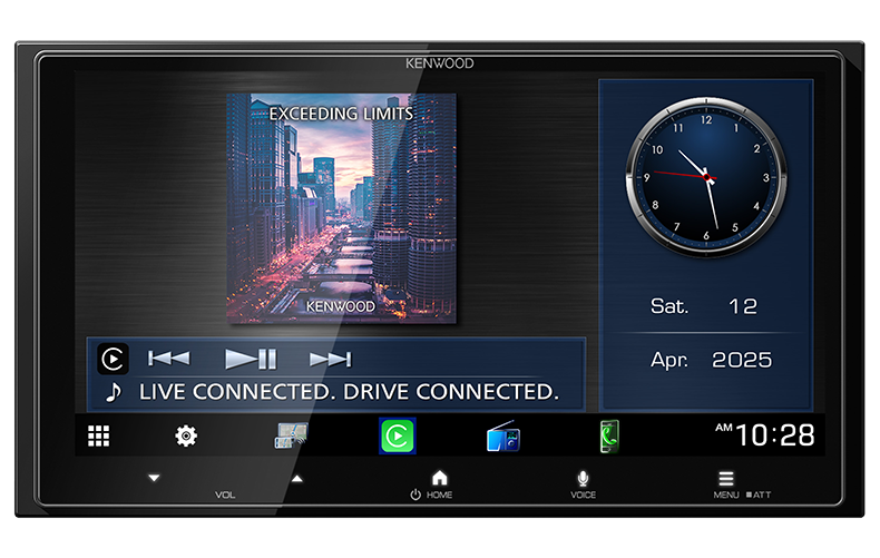 Kenwood DMX7525S 7" HD Bluetooth Touchscreen Receiver with Wireless Apple Carplay/Android Auto