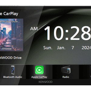 Kenwood DMX80ASX Trapazoid 9" Touchscreen with wireless CarPlay/Android Auto