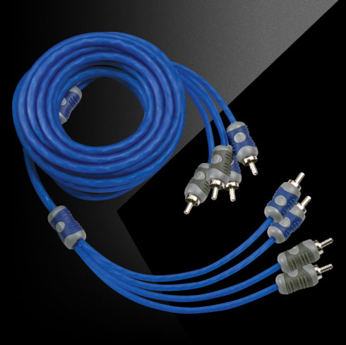 Kicker KI46 K-Series 6 Meter 4-Channel Copper RCA Signal Cable
