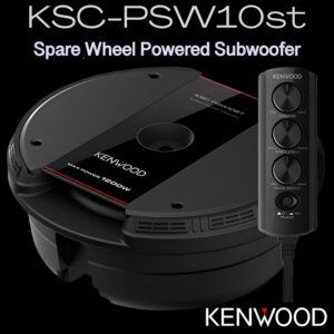 Kenwood KFC-PSW10ST 10" 1200w Spare Tyre Powered Subwoofer