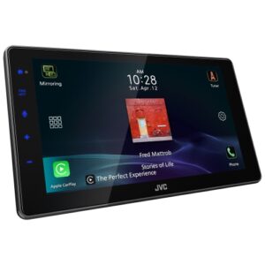 JVC KW-Z900W 9" Floating Screen Bluetooth Digital Receiver with Wireless Apple Carplay/Android Auto: