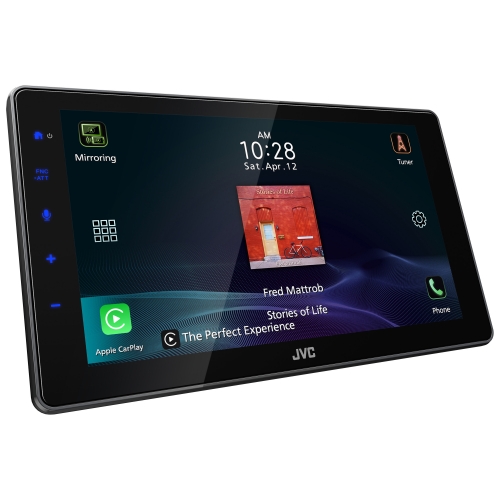 JVC KW-Z900W 9" Floating Screen Bluetooth Digital Receiver with Wireless Apple Carplay/Android Auto: